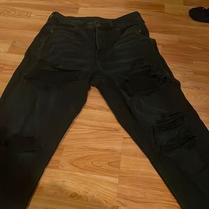 black american eagle mom jeans!!